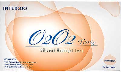 Купить торические контактные линзы O2O2 Toric