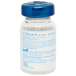 Традиційні контактні лінзи ClearLux 42 UV тривалого носіння купити з доставкою 